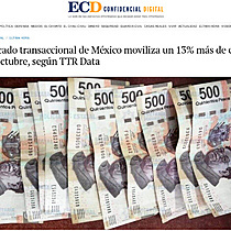 El mercado transaccional de Mxico moviliza un 13% ms de capital hasta octubre, segn TTR Data